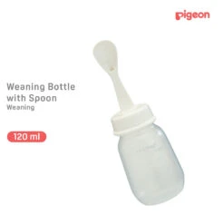 Pigeon Weaning Bottle With Spoon 120ml X3