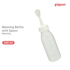Pigeon Weaning Bottle With Spoon 240ml X3