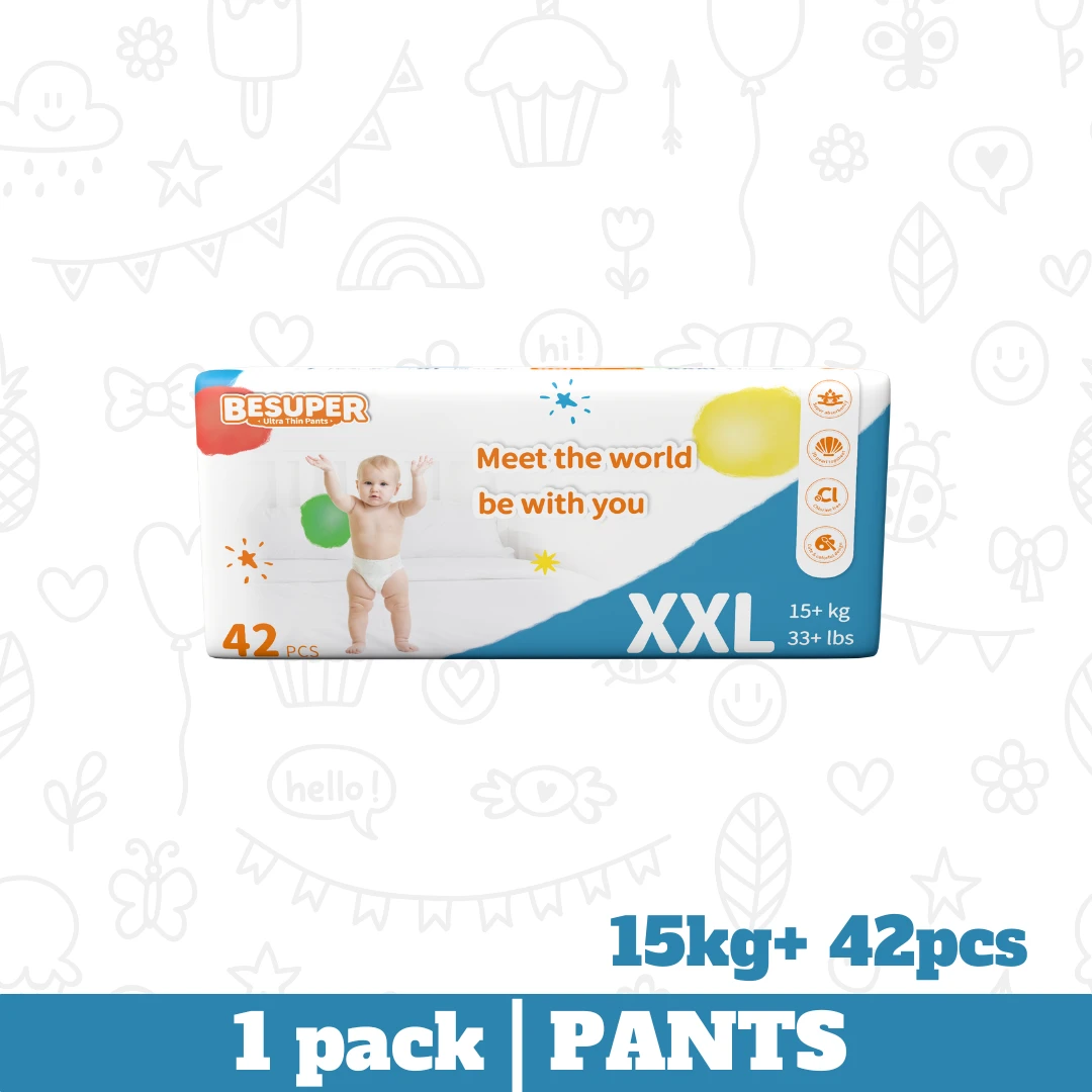 Besuper Ultra-Thin Pants Diapers (Size L To 3XL) 3 Besuper Ultra-Thin Pants Diapers (Size L To 3XL) - Image 3