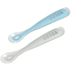 Beaba 1st Stage Silicone Spoon Set Of 2 (Assorted Colours) -Baby Products Sale Store 17BF6903 1E3D 467B B240 5B78B32E53E5