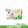 Besuper Ultra-Thin Tape Diapers (Size S To M)