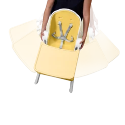 Oribel Cocoon Z High Chair - Lemonade Yellow -Baby Products Sale Store 27447C2B AF5E 43DC 81EF 6A3731AD2446