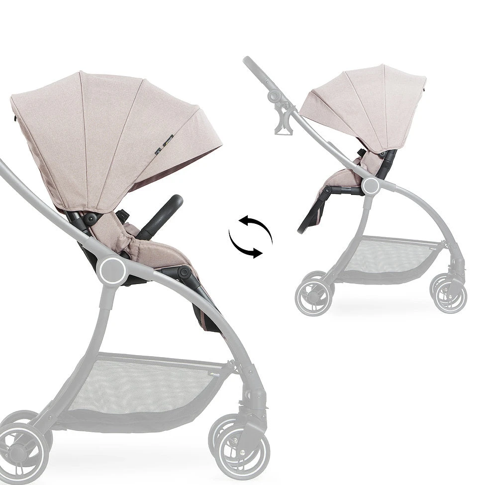 Hauck Eagle 4S Colibri Stroller (Beige): Lightweight, Travel System, Reversible 2 Hauck Eagle 4S Colibri Stroller (Beige): Lightweight, Travel System, Reversible - Image 2