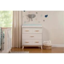 Babyletto Scoot 3-Drawer Changer Dresser With Removable Changing Tray (White/Washed) -Baby Products Sale Store 29a72f f10b25f30ad44272bd7f8828074eb36a mv2