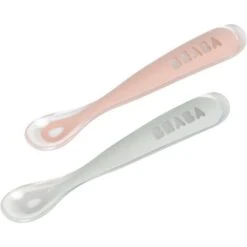 Beaba 1st Stage Silicone Spoon Set Of 2 (Assorted Colours) -Baby Products Sale Store 375157C8 4F64 43BB BB4A 7593EF8B47D2