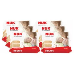 NUK Dry Cotton Wipes (80s X 6)