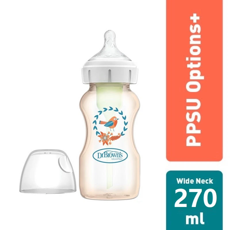 Dr Brown's PPSU Wide-Neck Options+ Bottle With Deco 2 Dr Brown's PPSU Wide-Neck Options+ Bottle With Deco - Image 2