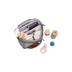 Petunia Pickle Bottom Cinch Convertible Back Pack: Pewter Leatherette -Baby Products Sale Store 5 CinchBackpack Pewter Props