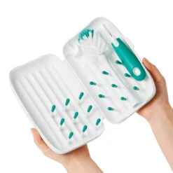 OXO TOT On-The-Go Drying Rack & Bottle Brush - Teal -Baby Products Sale Store 62123600 4