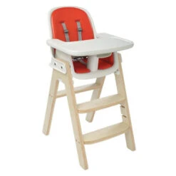 Oxo Tot Sprout High Chair - Orange/Birch -Baby Products Sale Store 6309200 2