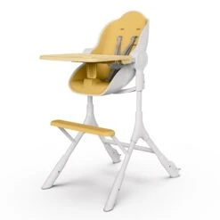 Oribel Cocoon Z High Chair - Lemonade Yellow