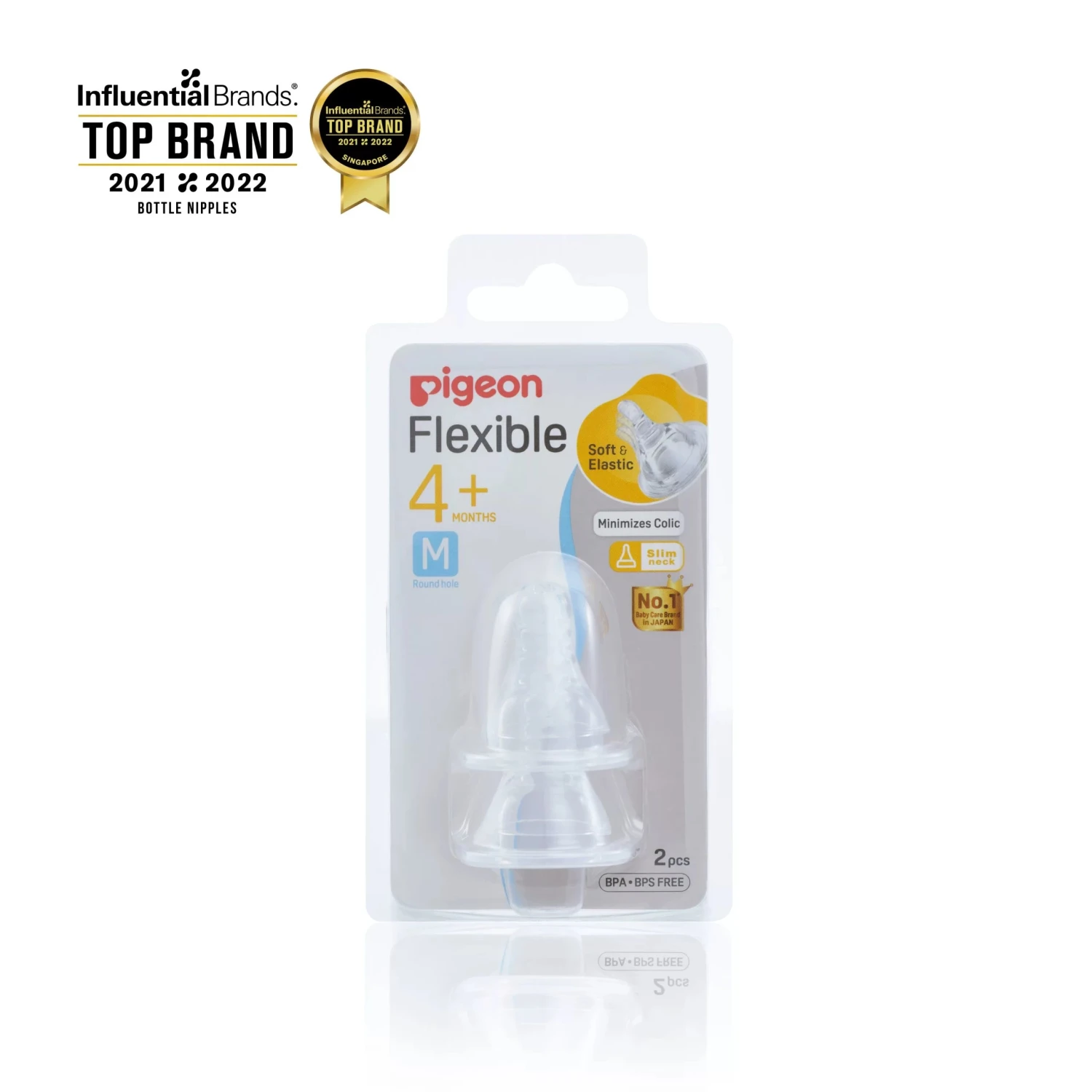 Pigeon Flexible Slim Neck Nipple Size S X3 1 Pigeon Flexible Slim Neck Nipple Size S X3