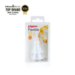 Pigeon Flexible Slim Neck Nipple Size LL X3
