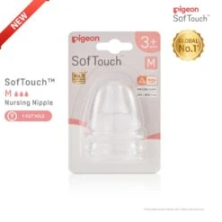 Pigeon SofTouch™ Nipple (M) - 2pcs X2