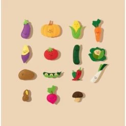 Noriterboard Felt Magnet - Vegetables (New)