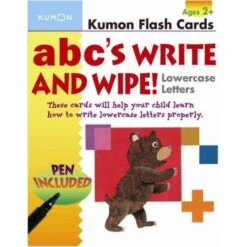 Kumon Flash Cards - ABCs Write & Wipe - Lowercase