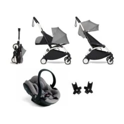 BABYZEN YOYO² Travel System - Grey Bundle (car Seat + Fabric Pack With Frame) -Baby Products Sale Store BABYZENYOYO2TravelSystem Grey4