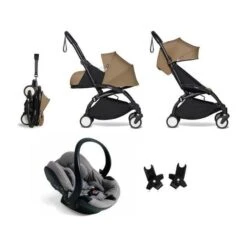 BABYZEN YOYO² Travel System - Toffee Bundle (car Seat + Fabric Pack With Frame) -Baby Products Sale Store BABYZENYOYO2TravelSystem Toffee2