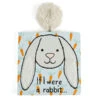 JellyCat If I Were A Rabbit Board Book (Silver)