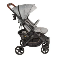 Bonbijou Lux Stroller 2021 - Light Stone Grey -Baby Products Sale Store BB70606BonbijouLuxStroller StoneGrey 04