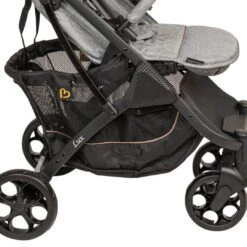 Bonbijou Lux Stroller 2021 - Light Stone Grey -Baby Products Sale Store BB70606BonbijouLuxStroller StoneGrey 05