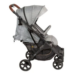 Bonbijou Lux Stroller 2021 - Light Stone Grey -Baby Products Sale Store BB70606BonbijouLuxStroller StoneGrey 06