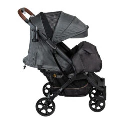 Bonbijou Lux Stroller - Dark Pebble Grey -Baby Products Sale Store BB70607BonbijouLuxStroller PebbleGrey 03