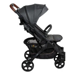 Bonbijou Lux Stroller - Dark Pebble Grey -Baby Products Sale Store BB70607BonbijouLuxStroller PebbleGrey 04