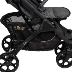 Bonbijou Lux Stroller - Dark Pebble Grey -Baby Products Sale Store BB70607BonbijouLuxStroller PebbleGrey 05