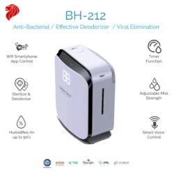 Clenzd Ultrasonic Atomizer BH-212 - Medium +FREE 1x 5L Clenzd Biocider