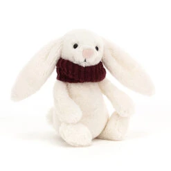 JellyCat Bashful Snug Bunny Berry - Height 15cm