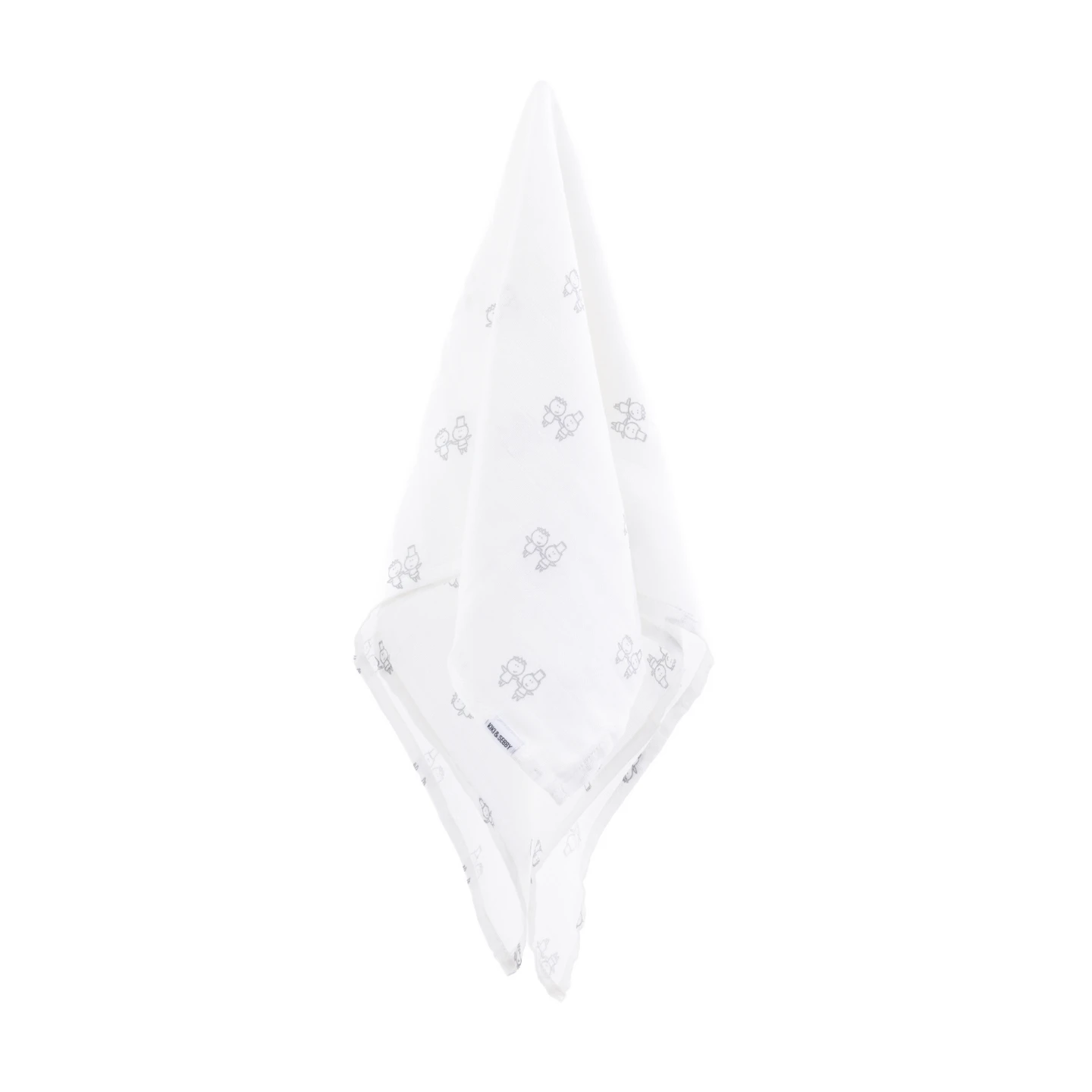 KIKI & SEBBY® Bamboo Cotton Muslin Squares – 3 Pack 3 KIKI & SEBBY® Bamboo Cotton Muslin Squares – 3 Pack - Image 3