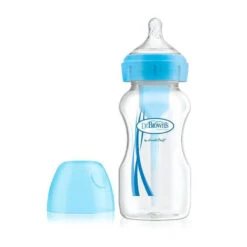 Dr. Brown's 270ml PP Wide-Neck Options+ Bottle -Baby Products Sale Store DrBrown Options WideNeck 270ml Blue 1