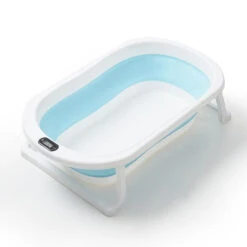 Lucky Baby Collapsible Bath Tub W/Thermometer
