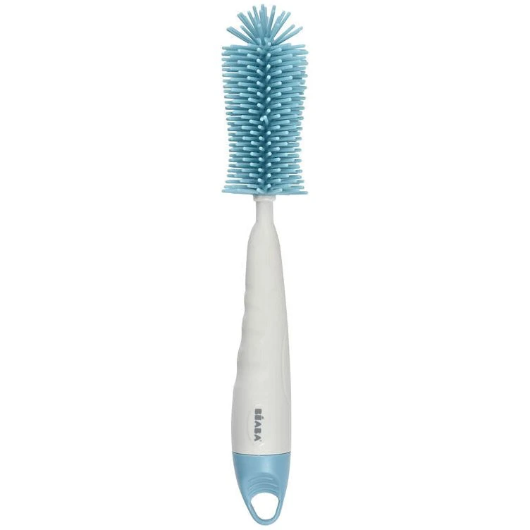 Beaba 2-in-1 Silicone Bottle Brush - Blue 1 Beaba 2-in-1 Silicone Bottle Brush - Blue