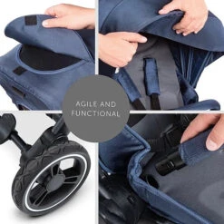 Hauck Eagle 4S Stroller (Blue): Lightweight, Travel System, Reversible -Baby Products Sale Store Eagle4SStroller Blue Lightweight TravelSystem Reversible 8