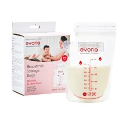 Evorie Breastmik Storage Bag, 250mL (60pc/pack)