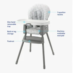 Graco SimpleSwitch™ 2-in-1 Highchair - Reign (Online Exclusive) -Baby Products Sale Store GracoSimpleSwitchHighChairReign 05 1000x c5106149 f958 40c9 b9d1 75f696c9948f