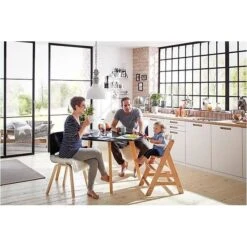 Hauck Alpha+ Wooden Highchair (Natural) -Baby Products Sale Store HauckAlpha WoodenHighchair Natural 3