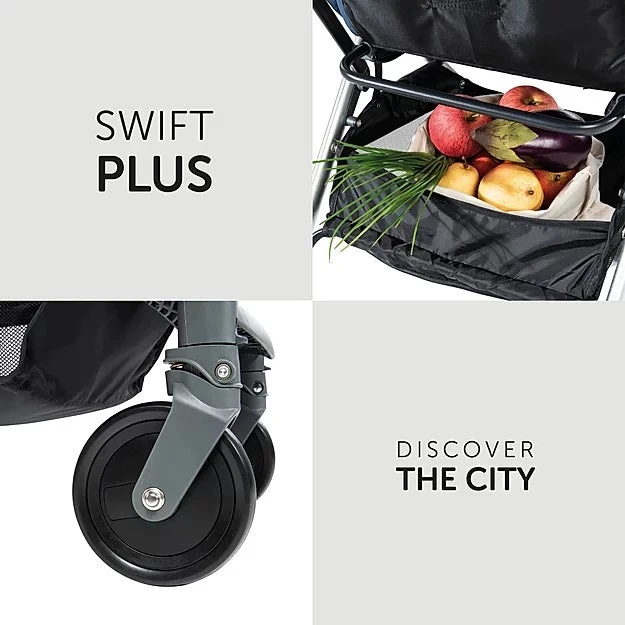 Hauck Swift Plus Stroller (Blue): Lightweight, One-Hand Fold 9 Hauck Swift Plus Stroller (Blue): Lightweight, One-Hand Fold - Image 9