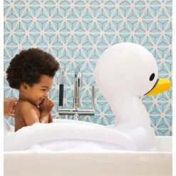 Munchkin White Hot® Inflatable Safety Swan Tub -Baby Products Sale Store MK17148 Inflatable Swan Tub
