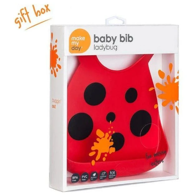 Make My Day Bib - Ladybug 1 Make My Day Bib - Ladybug