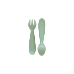 Ezpz Mini Utensils (8 Colours) -Baby Products Sale Store Mini Utensils sage clean