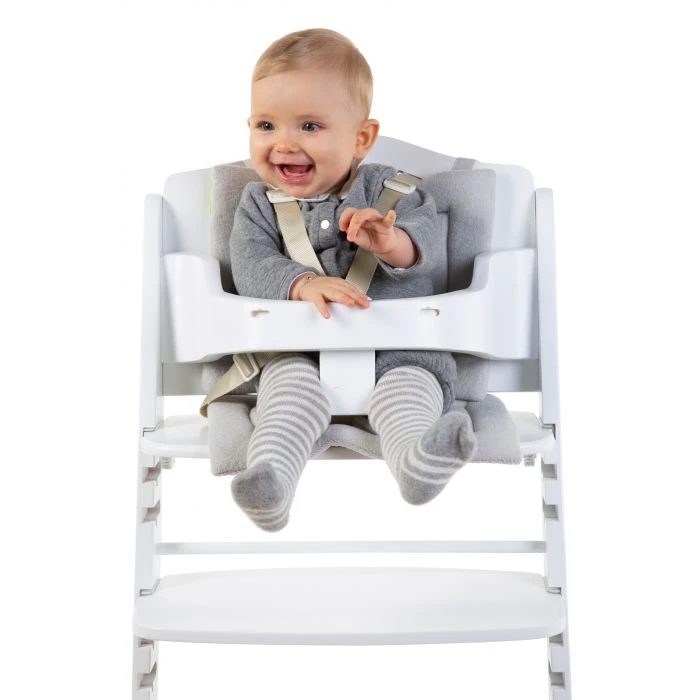 Childhome Lambda 3 Baby High Chair + Feeding Tray - White 7 Childhome Lambda 3 Baby High Chair + Feeding Tray - White - Image 7