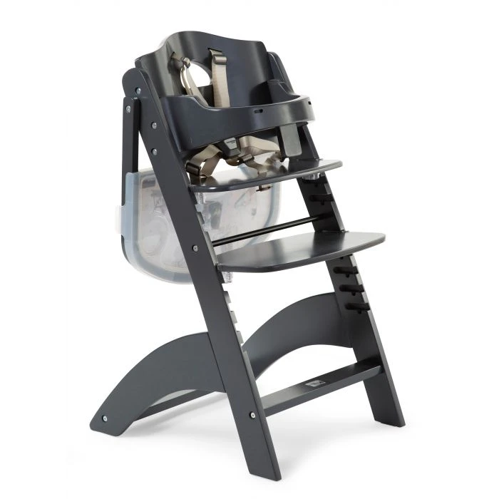 Childhome Lambda 3 Baby High Chair + Feeding Tray - Anthracite 2 Childhome Lambda 3 Baby High Chair + Feeding Tray - Anthracite - Image 2