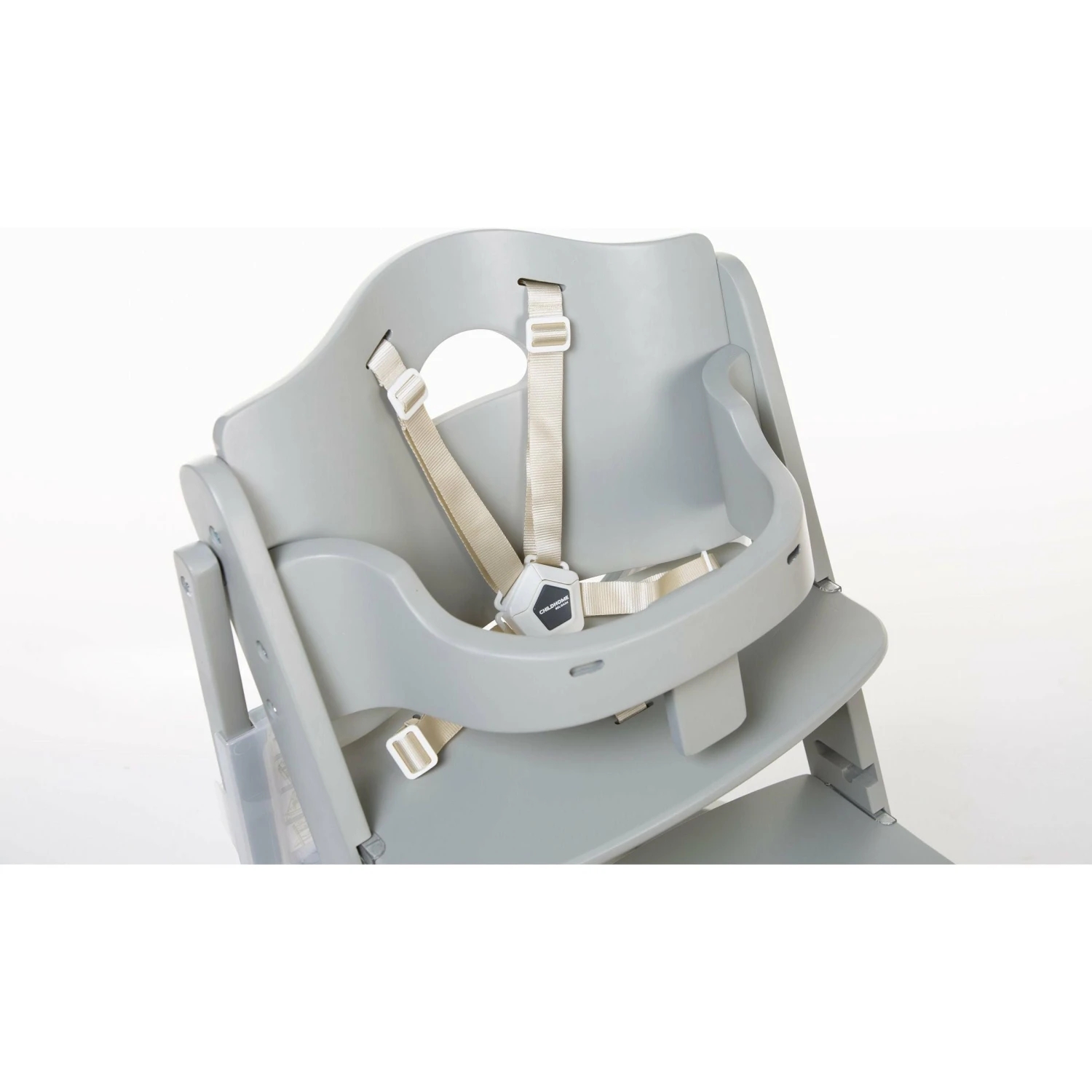Childhome Lambda 3 Baby High Chair + Feeding Tray - White 3 Childhome Lambda 3 Baby High Chair + Feeding Tray - White - Image 3