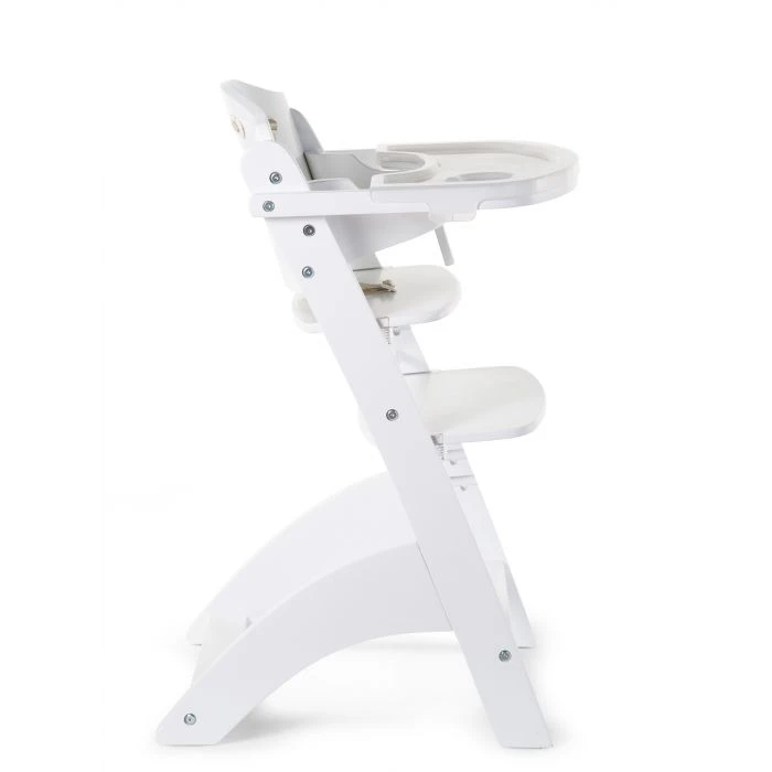 Childhome Lambda 3 Baby High Chair + Feeding Tray - White 8 Childhome Lambda 3 Baby High Chair + Feeding Tray - White - Image 8