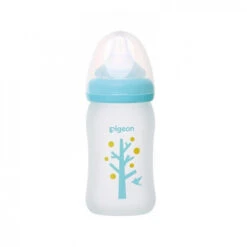 Pigeon SofTouch Silicone Coating Nursing Bottle - 160ml (Tree)