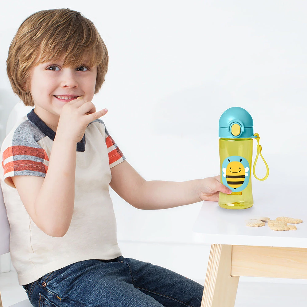 Skip Hop Zoo Lock Top Sport Bottle - Bee 3 Skip Hop Zoo Lock Top Sport Bottle - Bee - Image 3