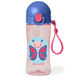Skip Hop Zoo Lock Top Sport Bottle - Butterfly